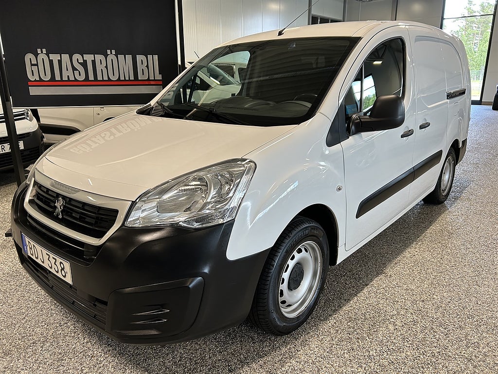 Peugeot Partner 1.6 BlueHDi 99hk LÅNG/Drag,Värmare