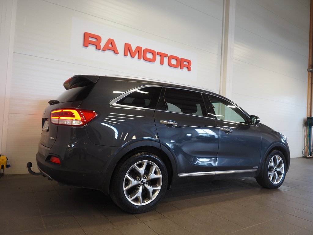Kia Sorento 2.2 CRDi 200hk AWD 7-sits Drag Pano Navi Läder 2016