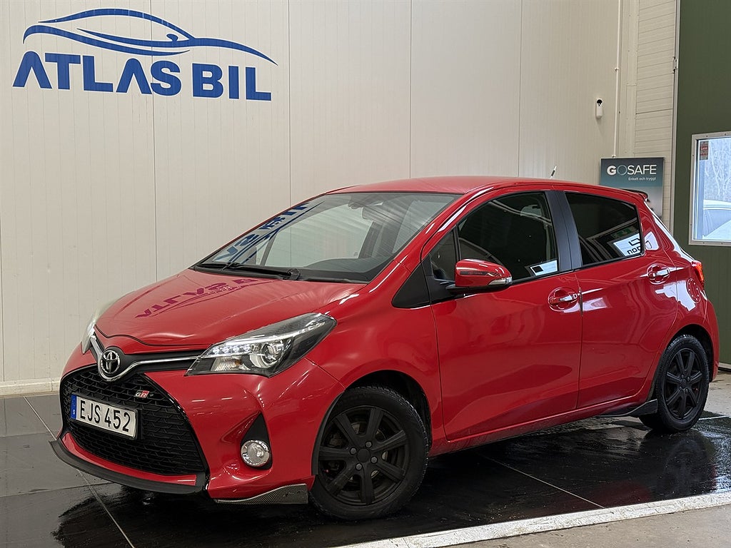 Toyota Yaris 5-dörrar 1.33 Dual VVT-i Manuell, 99hk Active, Style, Ny servad|