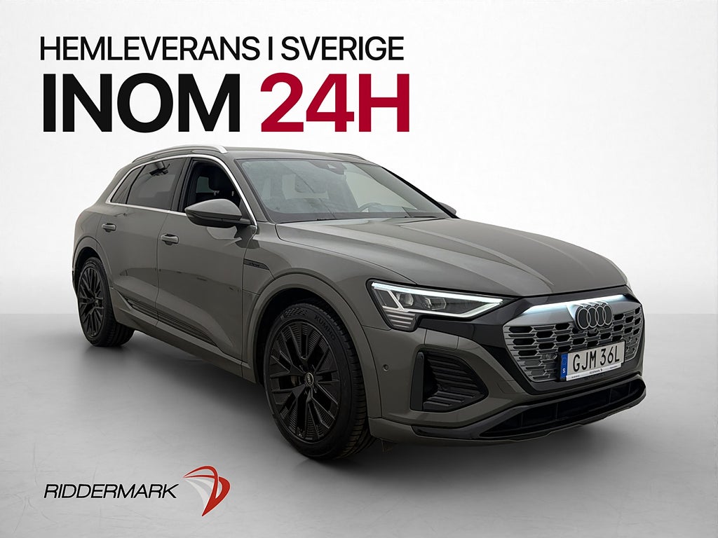 Audi q8-e-tron 50 Q S line B&O Cockpit Värm Kamera Navi Drag