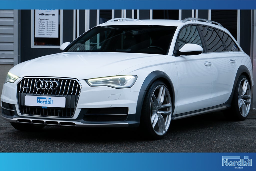 Audi A6 Allroad Quattro 3.0 TDI V6 Luftfjädring Trailerpaket MoK 21"