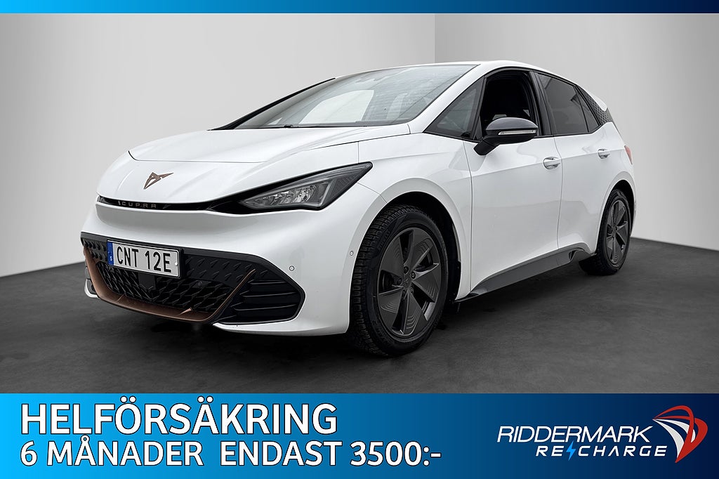Cupra Born 58 204hk Värmare Kamera Rattvärme CarPlay