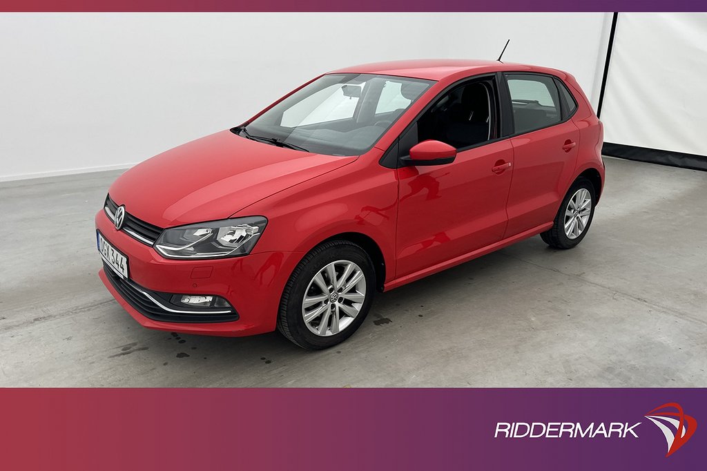 Volkswagen Polo 1.2 TSI 90hk Sensorer Farthållare 0,47l/Mil