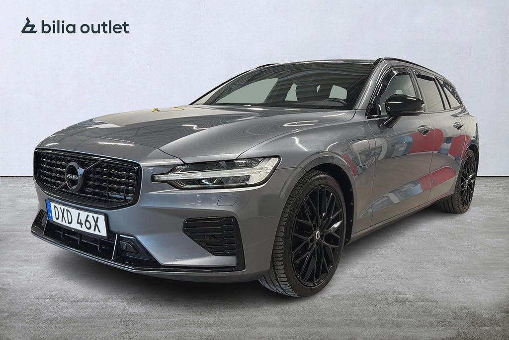 Volvo V60 Recharge T6 AWD R-Design Dragkrok B-kamera Skinn