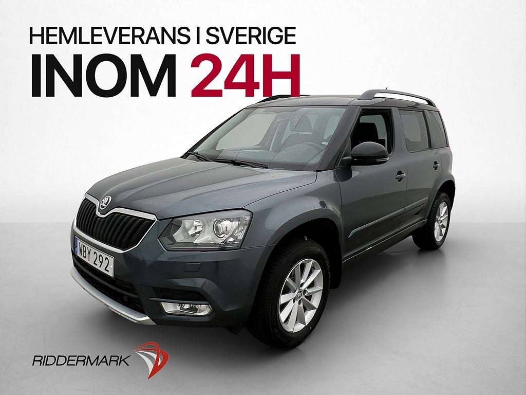 Skoda Yeti 1.4 TSI 122hk Kamera Navigation Bluethooth