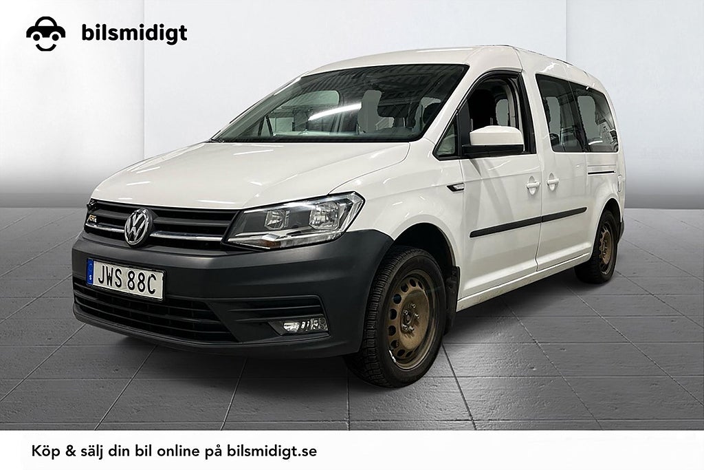Volkswagen Caddy Maxi ABT 37.3 kWh 5-sits Drag P-Sens MOMS 113hk