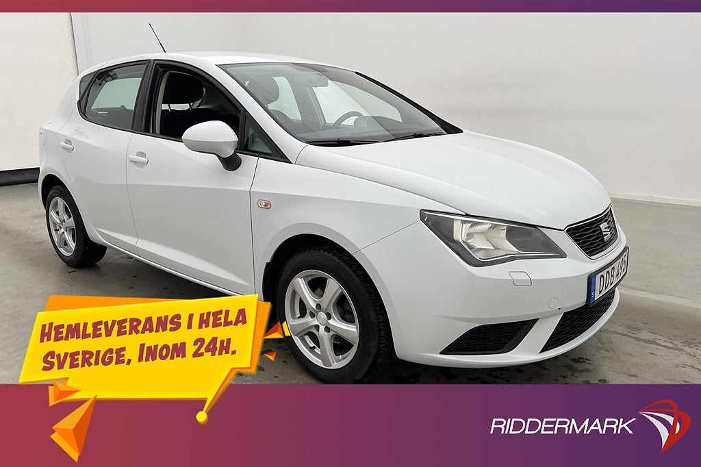 Seat Ibiza 1.2 TSI 86hk Style A/C Låg skatt 0.51 L/Mil