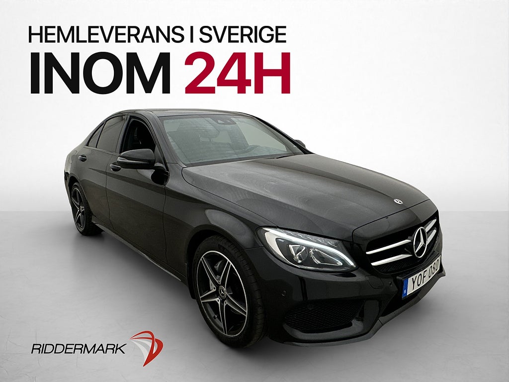 Mercedes-Benz C220 d 4Matic AMG Pano Skinn CarPlay Dragkrok
