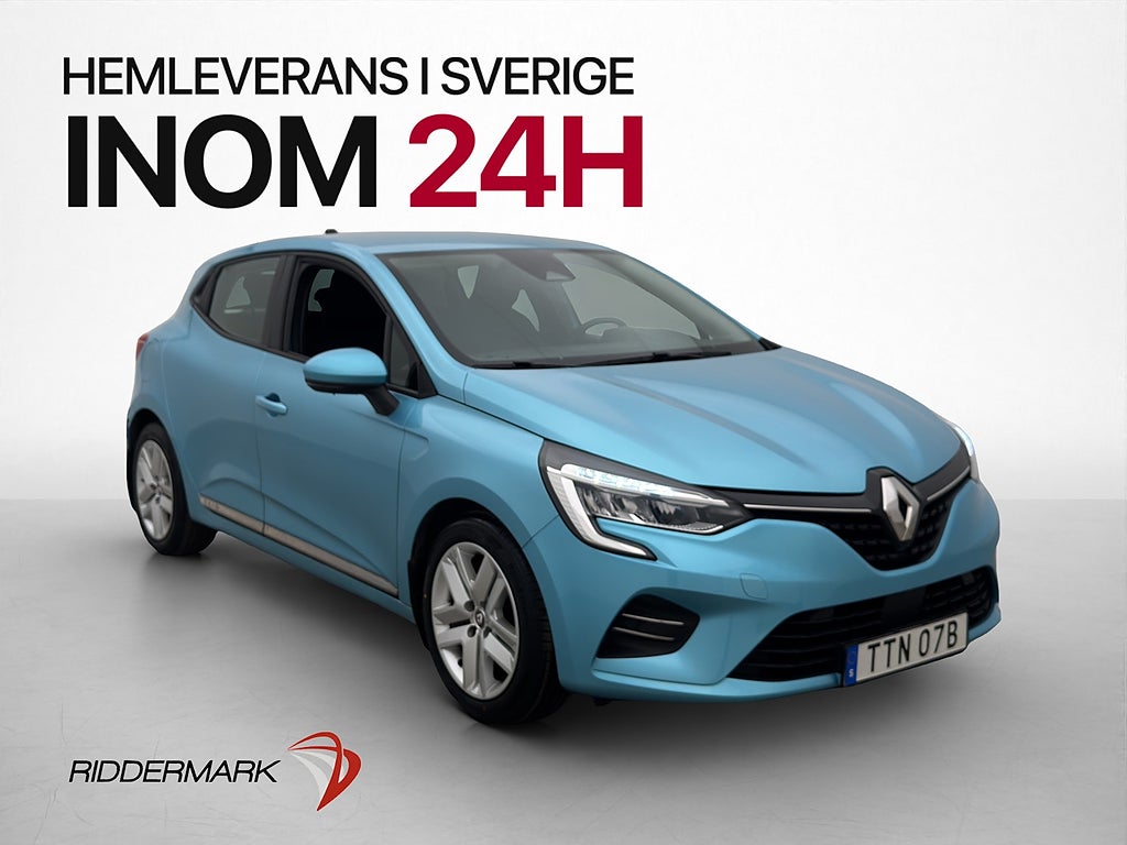 Renault Clio 1.0 TCe 100hk Zen Sensorer 1 Brukare 0,43l/mil