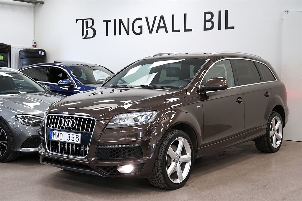 Audi Q7 3.0TDI Q S-LINE 7-SITS PANORAMA DRAG VÄRMARE