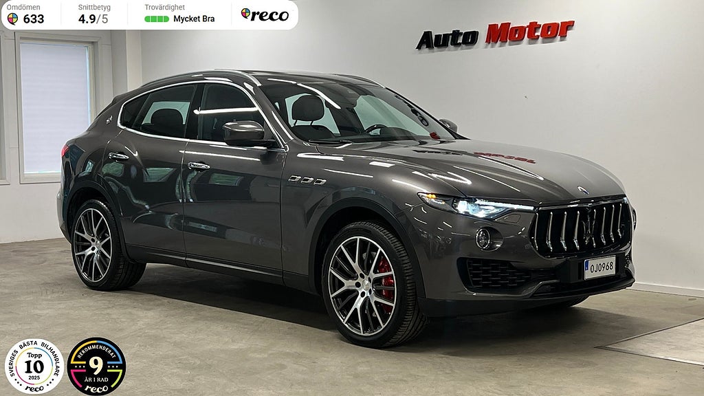 Maserati Levante S Premium B&W Panorama Sv-Såld 430hk