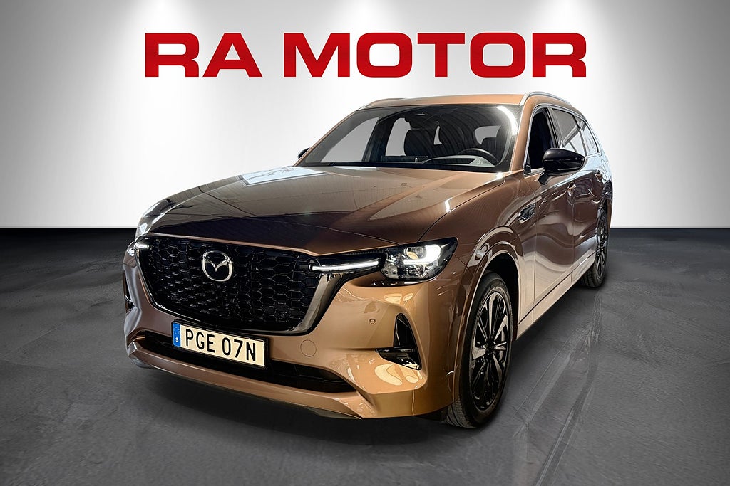 Mazda CX-80 PHEV 2.5 327hk 7-sits Homura COSO Drag Navi 360° 2025