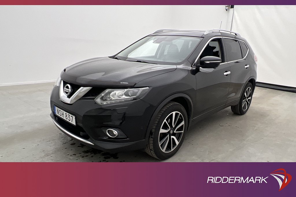 Nissan X-Trail 1.6 130hk Tekna Pano 360° Navi Skinn Elstolar