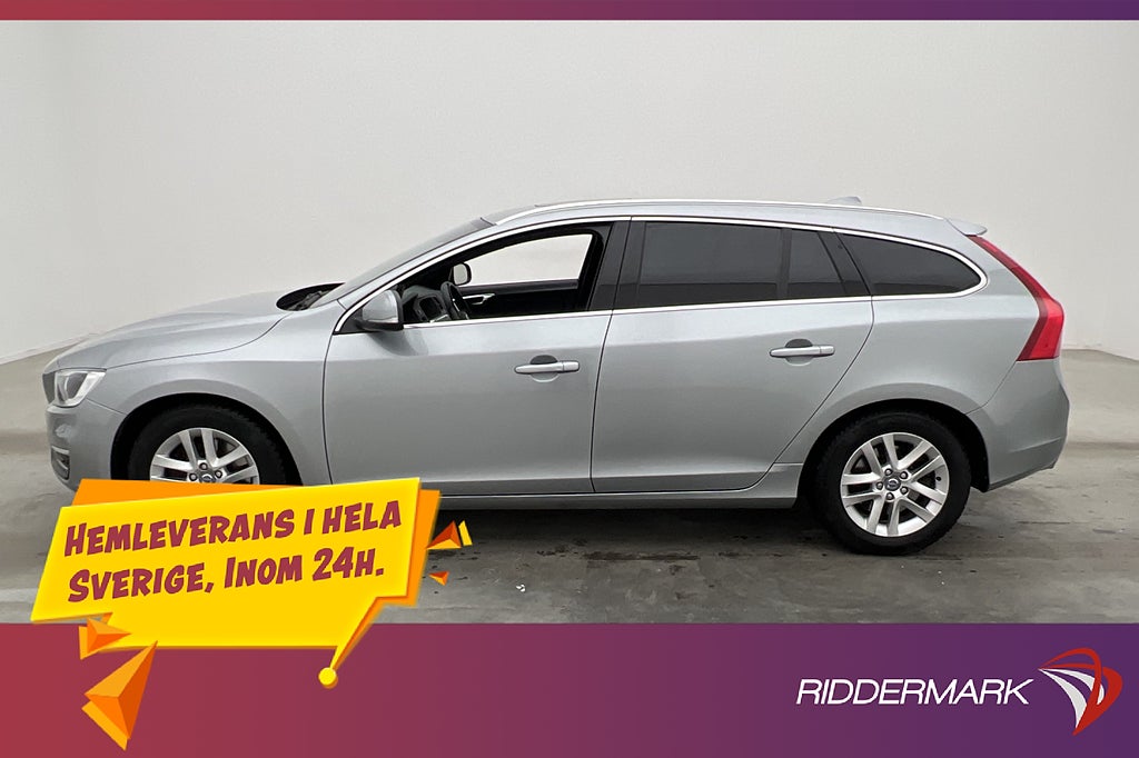 Volvo V60 Polestar T6 AWD 329hk Summum T-lucka BLIS Skinn
