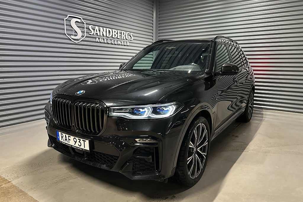 BMW X7 M50i xDrive 360-kam Panorama Night HuD H/K Värmare 
