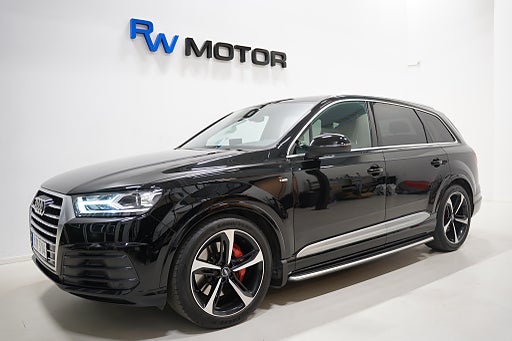 Audi Q7 3.0 TDI V6 Q S line 7 sits Luft B-kamera D-värmare 21"