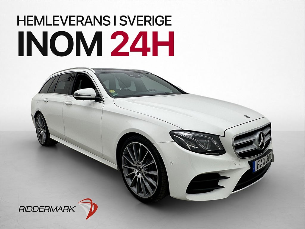 Mercedes-Benz E220 T d AMG Wide Burmester 360° Skinn Drag