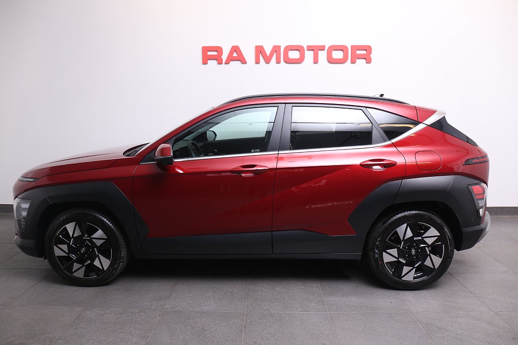 Hyundai Kona Hybrid 1,6 GDi 141hk HEV Advanced Aut Skinn Navi