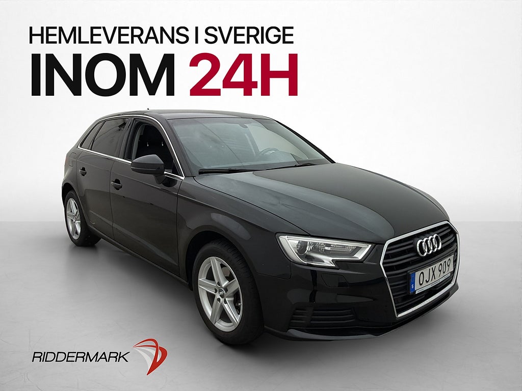 Audi A3 Sportback TDI 110hk Comfort P-Sensorer Farthållare