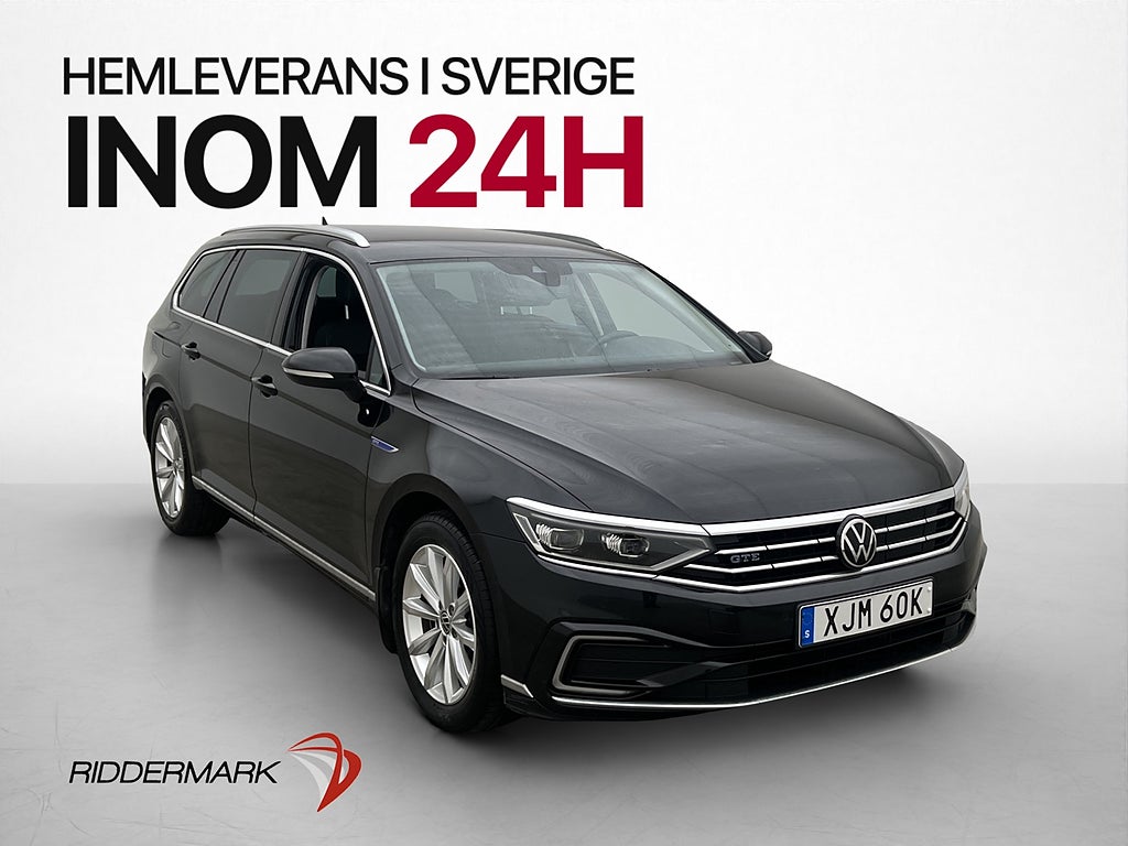 Volkswagen Passat GTE Drag Värmare Kamera CarPlay IQ.Light