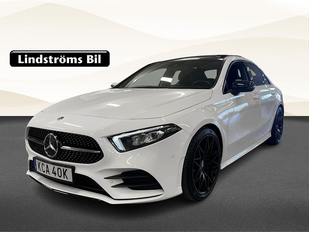 Mercedes-Benz A 200 Sedan AMG Line 1.3 163hk S&V-Hjul Pano