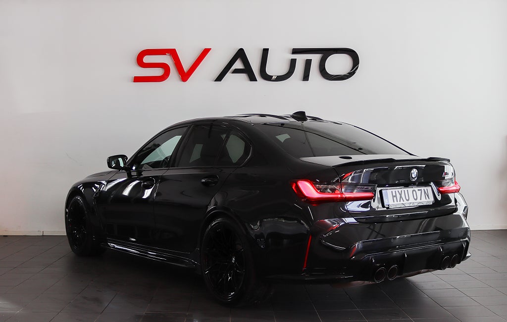 BMW M3 Competition xDrive 1 Ägare H/K M Drive Pro Kolfiber