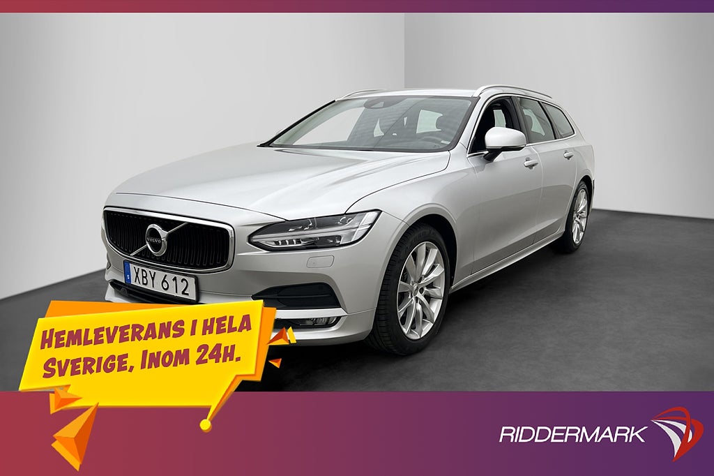 Volvo V90 D4 190hk Momentum VOC Värmare Drag Navi Rattvärme