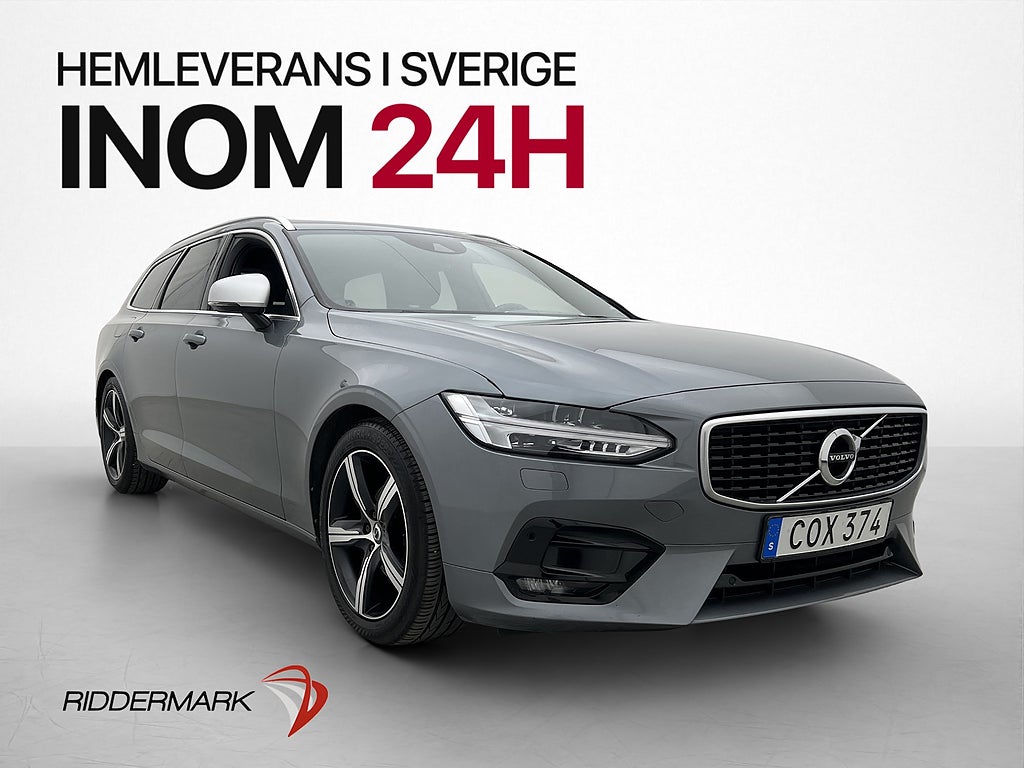 Volvo V90 D4 R-Design VOC Värmare Drag Skinn/Alcantara Navi