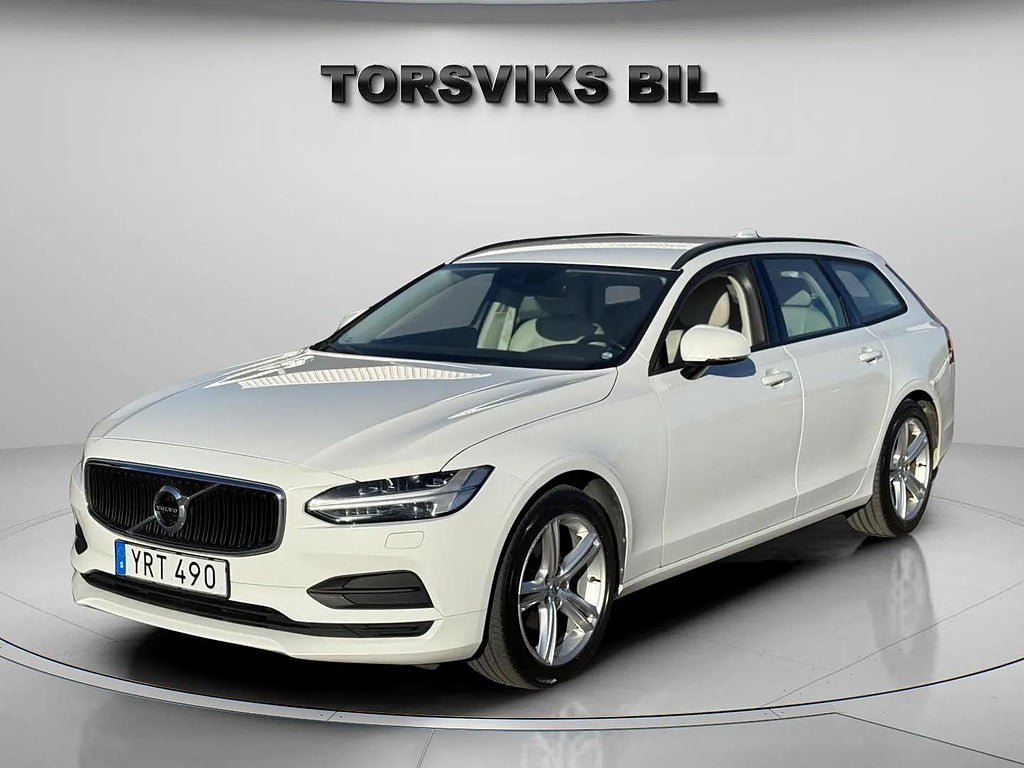 Volvo V90 D3 Kinetic Skinn Gps Drag Ny besiktigad 2 Ägare - miniatyr 2