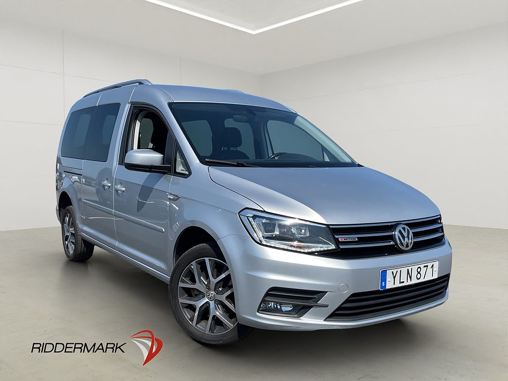 Volkswagen Caddy Maxi Life 4M 150hk Värm Drag Kamera 1-Bruka