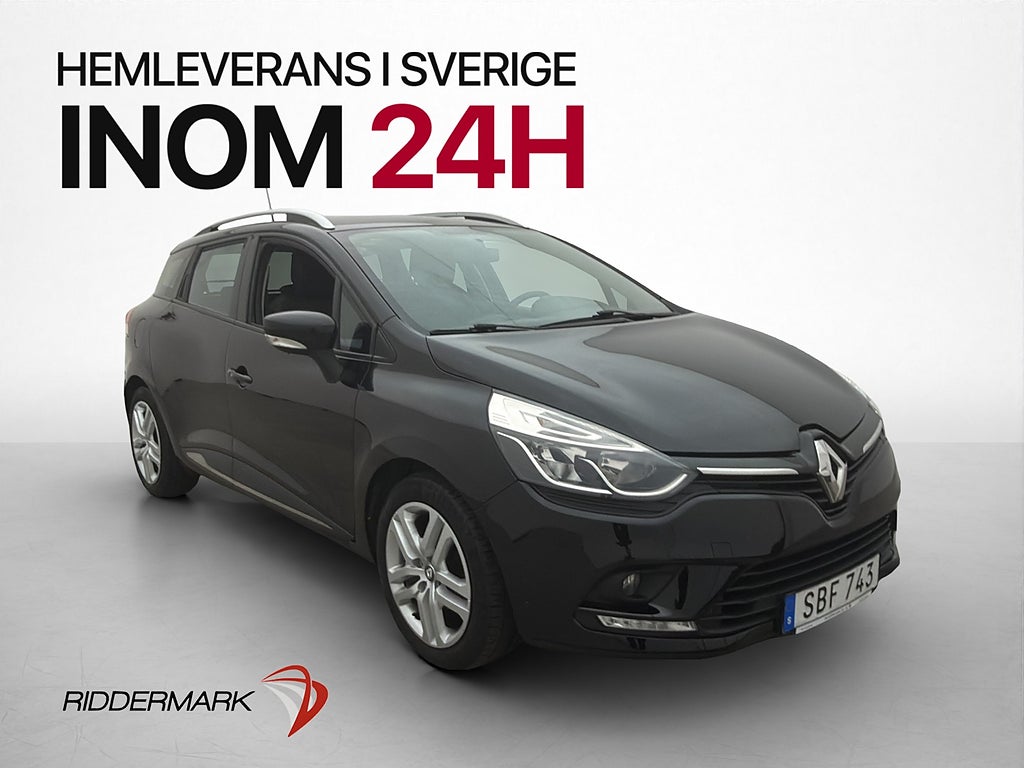 Renault Clio 0.9 Navi Endast 0,47l/mil 360kr skatt Isofix