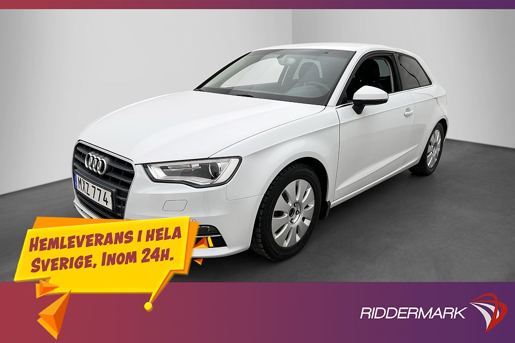 Audi A3 1.8 TFSI 180hk Ambition P-Sensorer Sportstolar BT