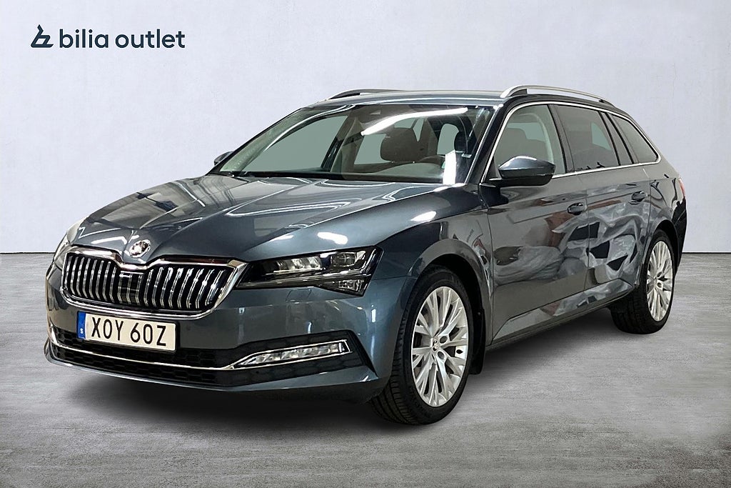 Skoda Superb Kombi 1.5 TSI Style DSG 150hk Cockpit Drag Backkamera