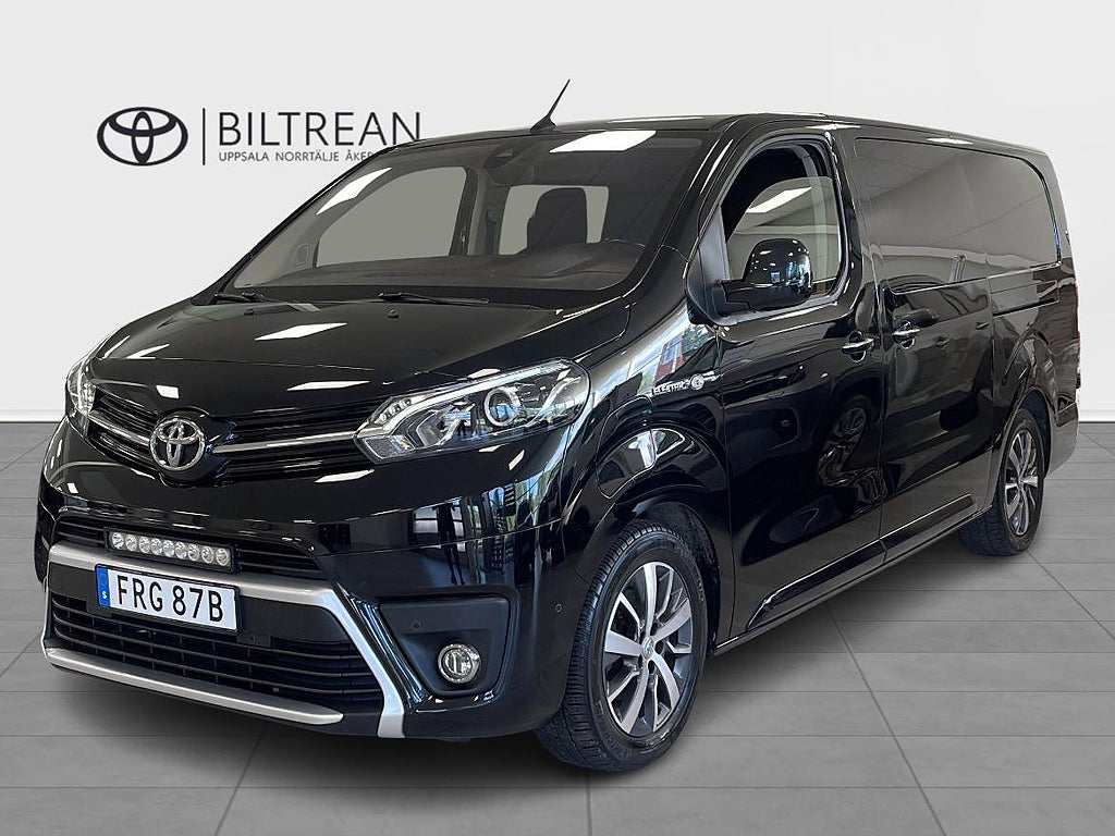 Toyota ProAce Electric Dubbelhytt 75 kWh MOMS Extraljus vinterhjul