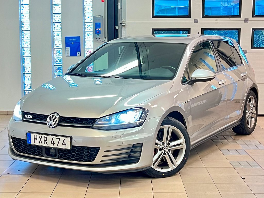 Volkswagen Golf GTD 184hk Dynaudio Värmare Kamera CarPlay