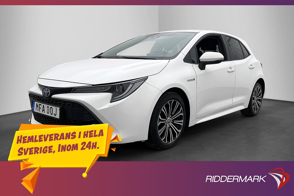 Toyota Corolla Hybrid Kamera Rattvärme Keyless 2Brukare MOMS