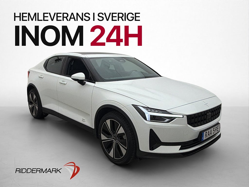 Polestar 2 Long Range Dual Motor Pano H/K Värmepump Kamera
