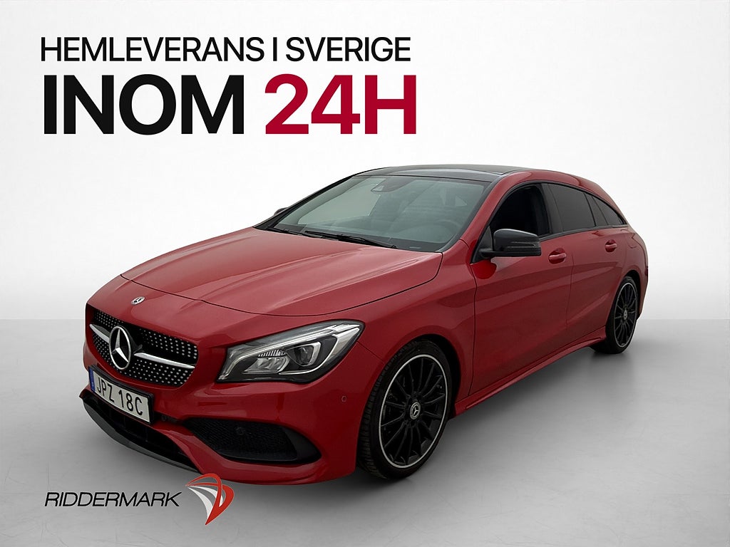 Mercedes-Benz CLA SB 180 AMG Pano Kamera CarPlay 122hk
