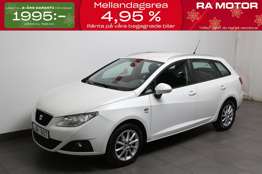 Seat Ibiza ST 1,2 TSI 105hk Style Kombi Motorv Nybesiktad 2011