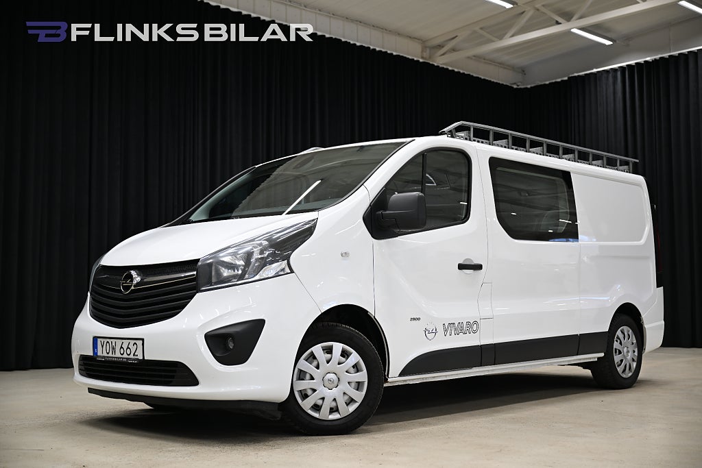 Opel Vivaro CDTi 125HK Dubbelhytt|Drag|Värmare|5-Sits|