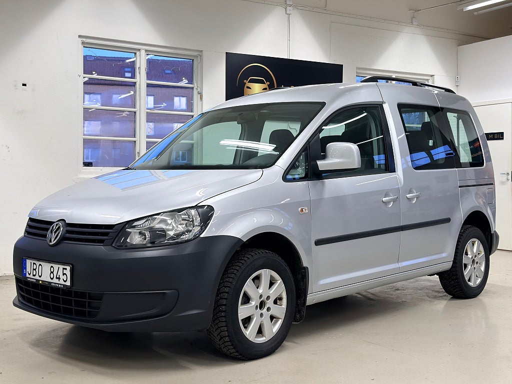 Volkswagen Caddy 7-Sitsig 1.2 TSI/ Lågamil/ Nyservad/ Nybesiktad/ 