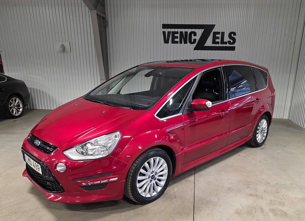Ford S-Max 2.0 TDCi Aut Business Dragkrok Panorama 7-sits