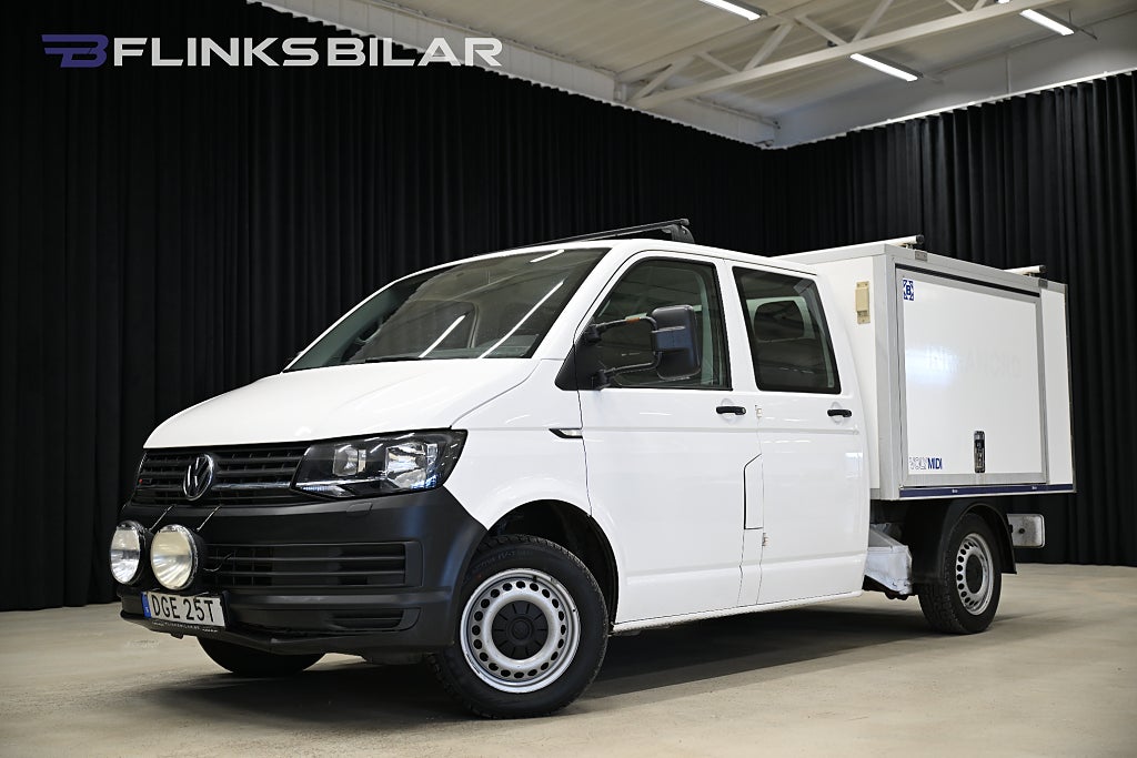 Volkswagen Transporter 4Motion 150HK Kåpa|Inredd|V-Inredd|Inverter|Moms|SeUtr!