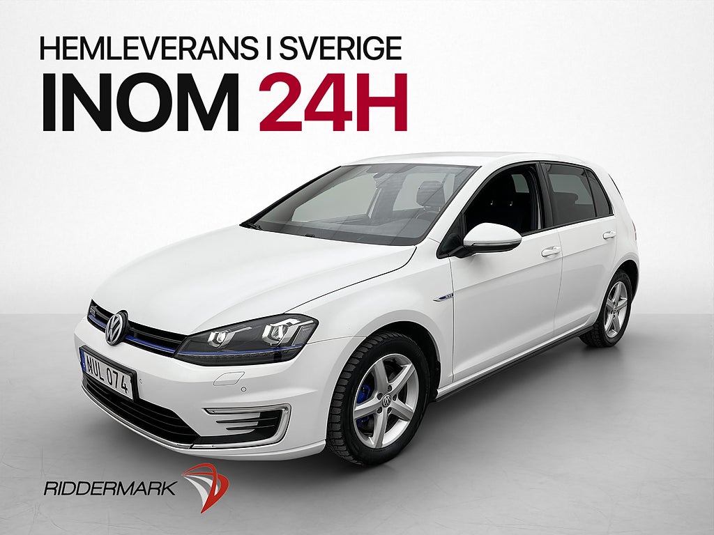 Volkswagen Golf GTE 204hk Värmare Sensorer Navi Adapt-Fart