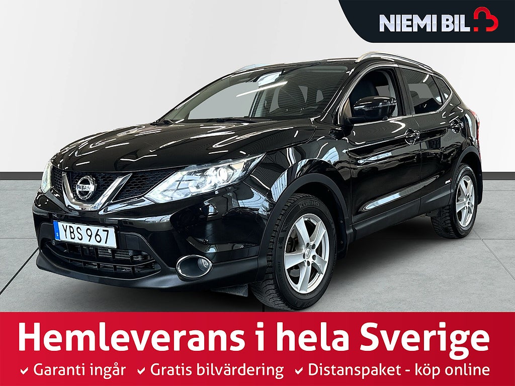 Nissan Qashqai 1.2 DIG-T XTRONIC S&V-hjul/360-Kamera/Navi/Farthållare