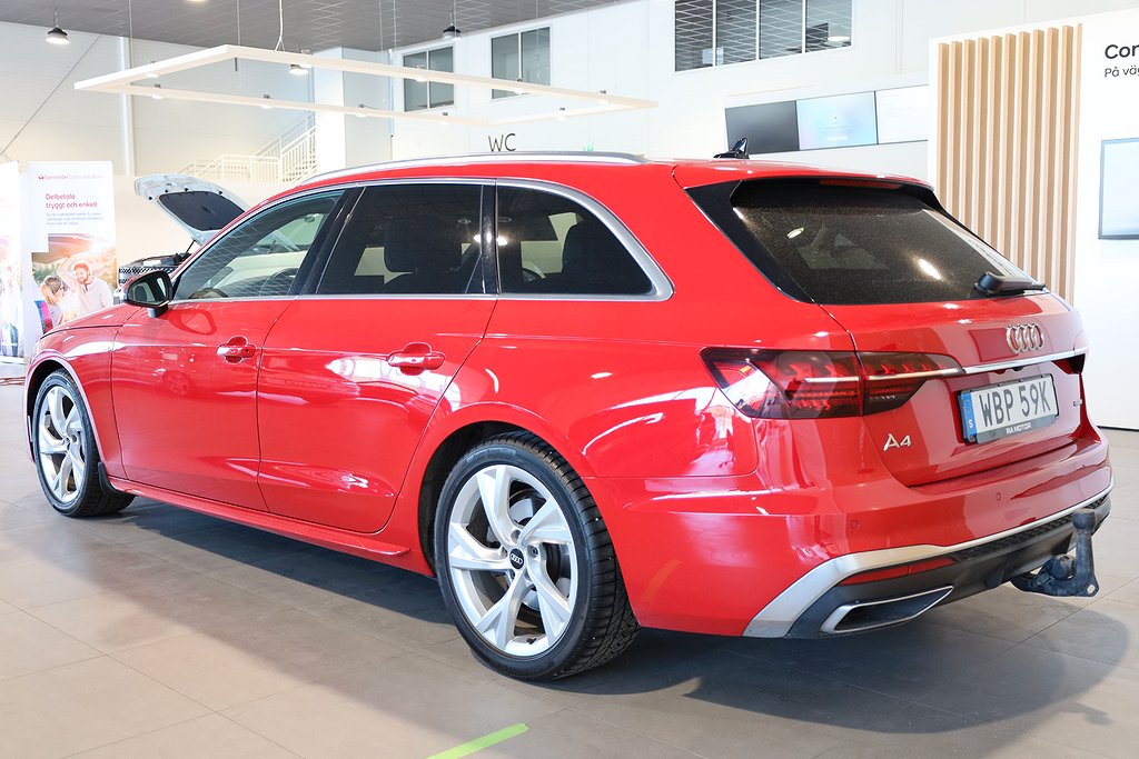 Audi A4 Avant 40 TFSI Quattro S Tronic S Line Värme Drag 2021