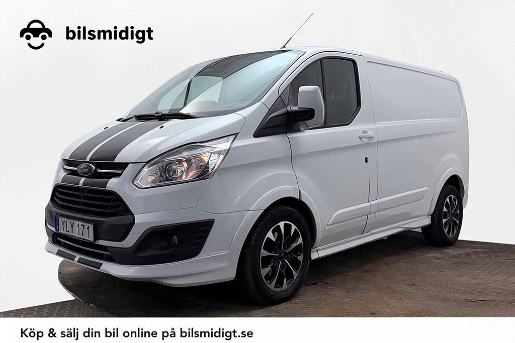 Ford transit-custom 290 2.0 3sits Värmare Delläder Inredd Kamera MOMS