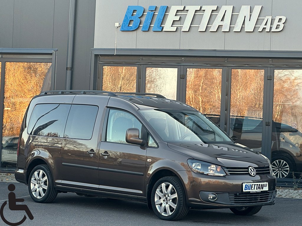 Volkswagen Caddy Maxi Kombi 2.0 TDI|Handikappanpassad|Ramp