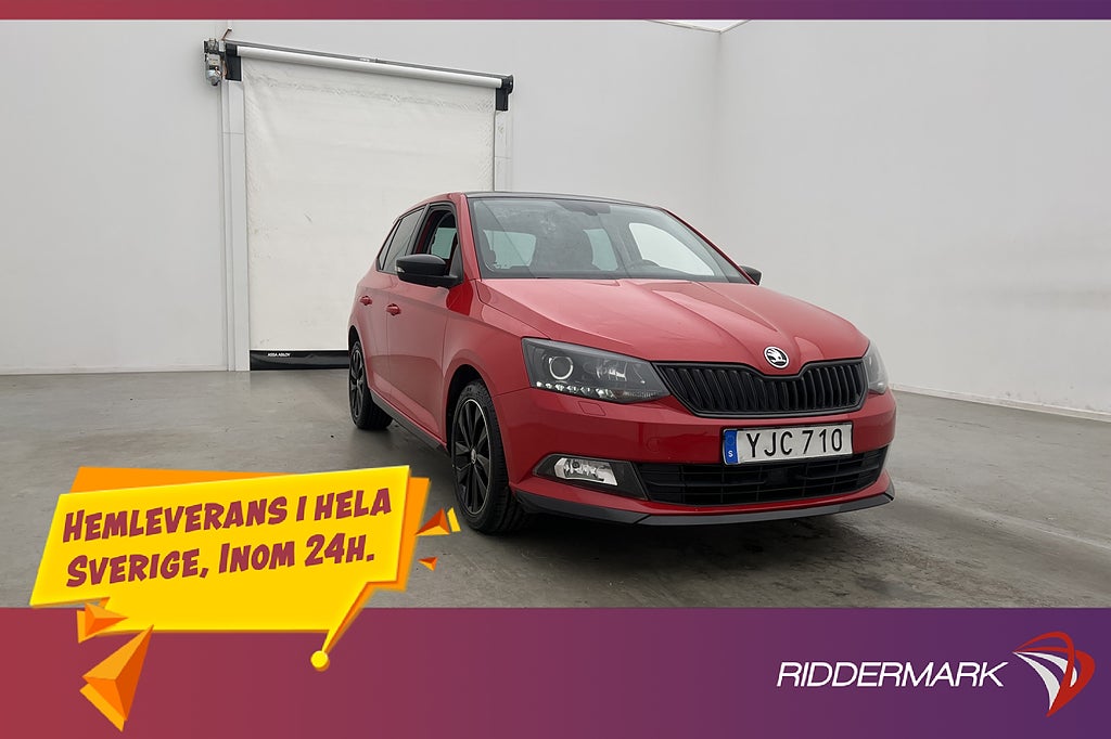 Skoda Fabia 1.2 TSI 90hk Monte Carlo Pano Carplay P Sensor