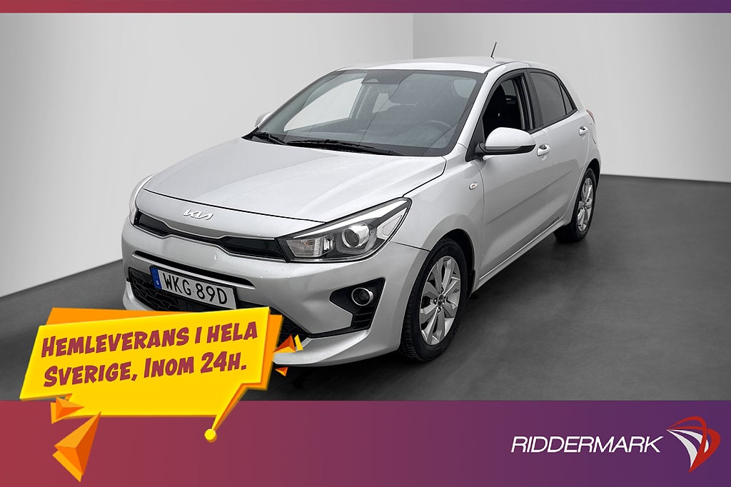 Kia Rio 1.0 T-GDI 100hk Advance Kamera Rattvärme Farthållare